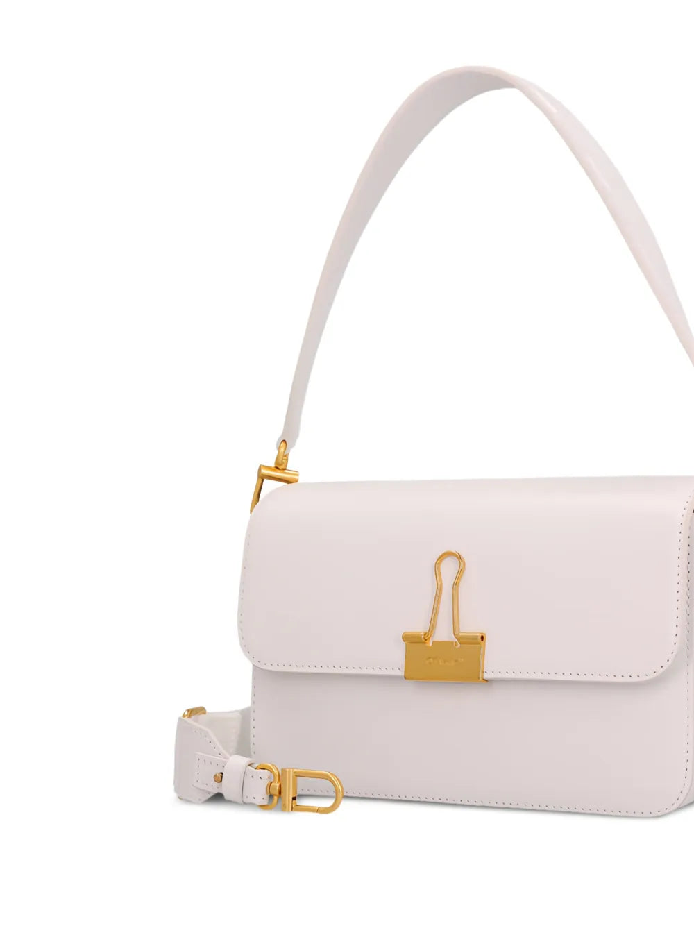 Off-WhiteM Plain Blinder paperclip shoulder bag