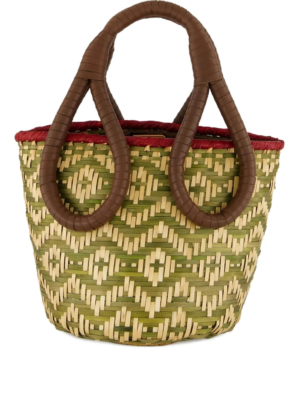 Johanna Ortizmini Understanding Of The Cosmos woven bucket bag
