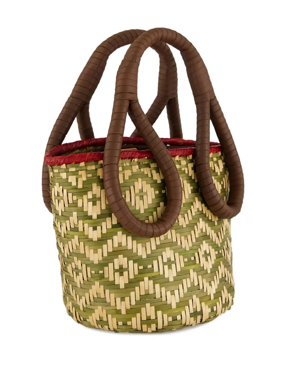 Johanna Ortizmini Understanding Of The Cosmos woven bucket bag