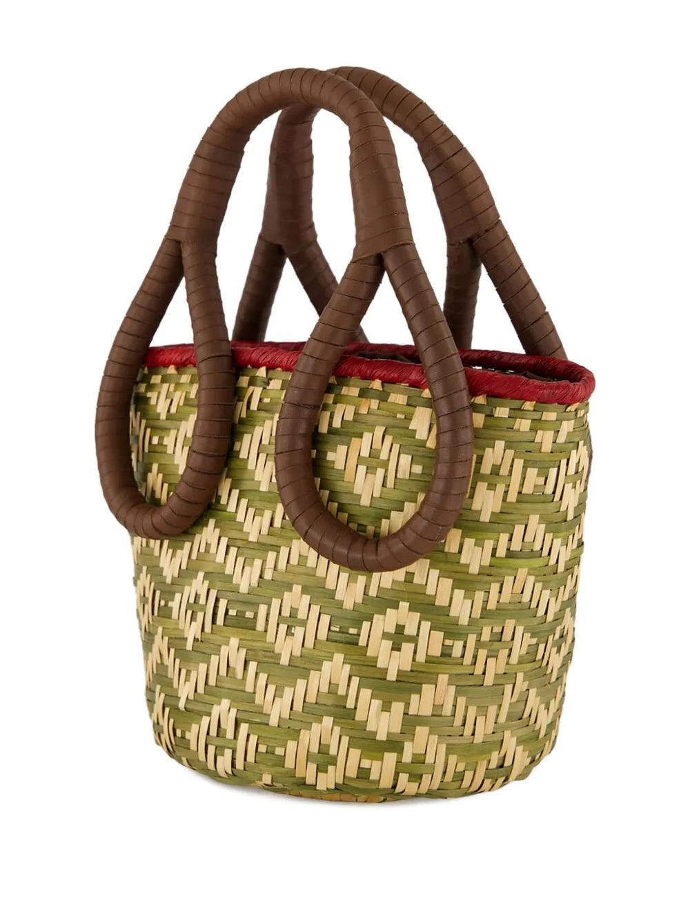 Johanna Ortizmini Understanding Of The Cosmos woven bucket bag