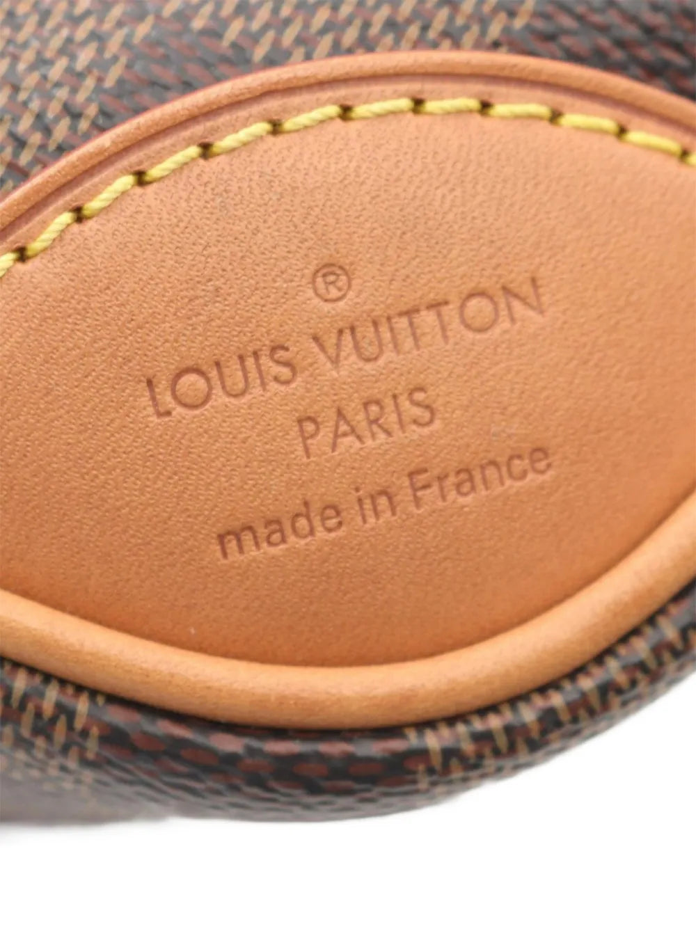 Pre-OwnedLouis Vuitton Pre-Owned2010s Valise Souple BB Damier Ebene chain handbag