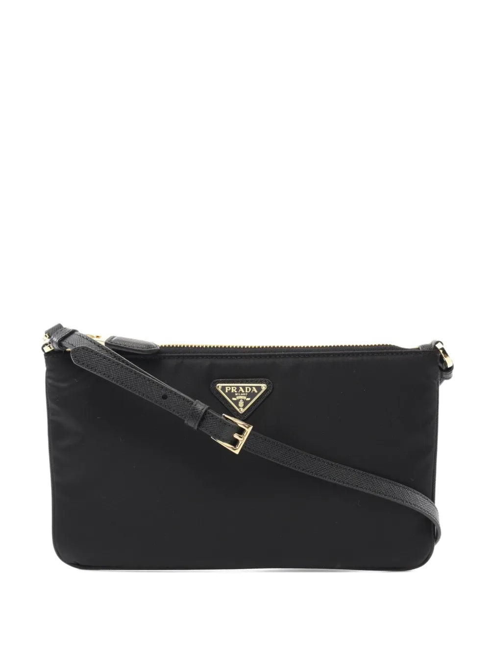 Pre-OwnedPrada Pre-Owned2020s triangle-logo crossbody bag