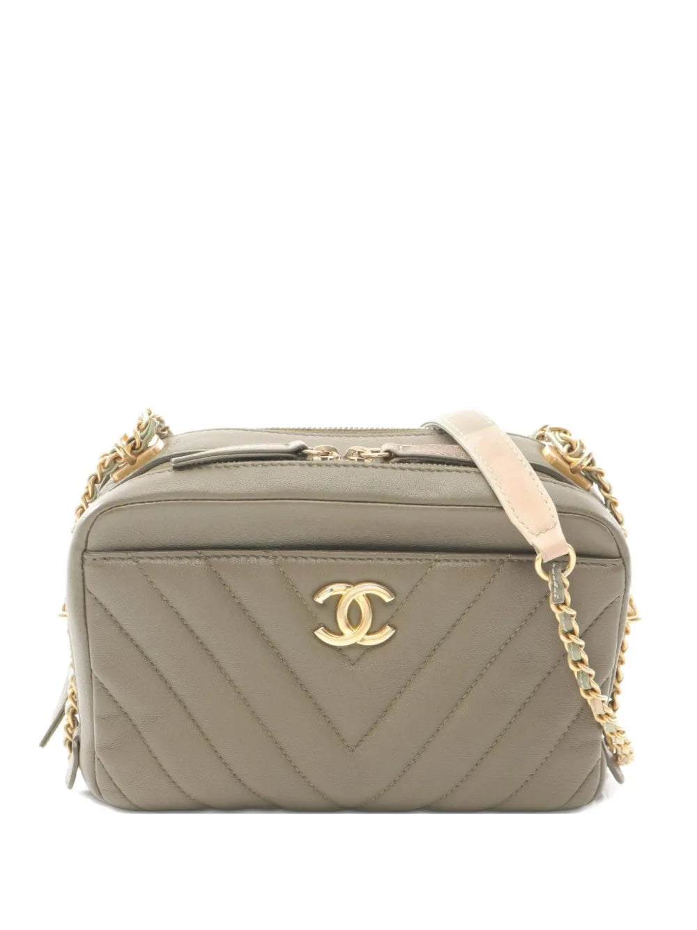 Pre-OwnedCHANEL Pre-Owned2018 Chevron V-stitch shoulder bag