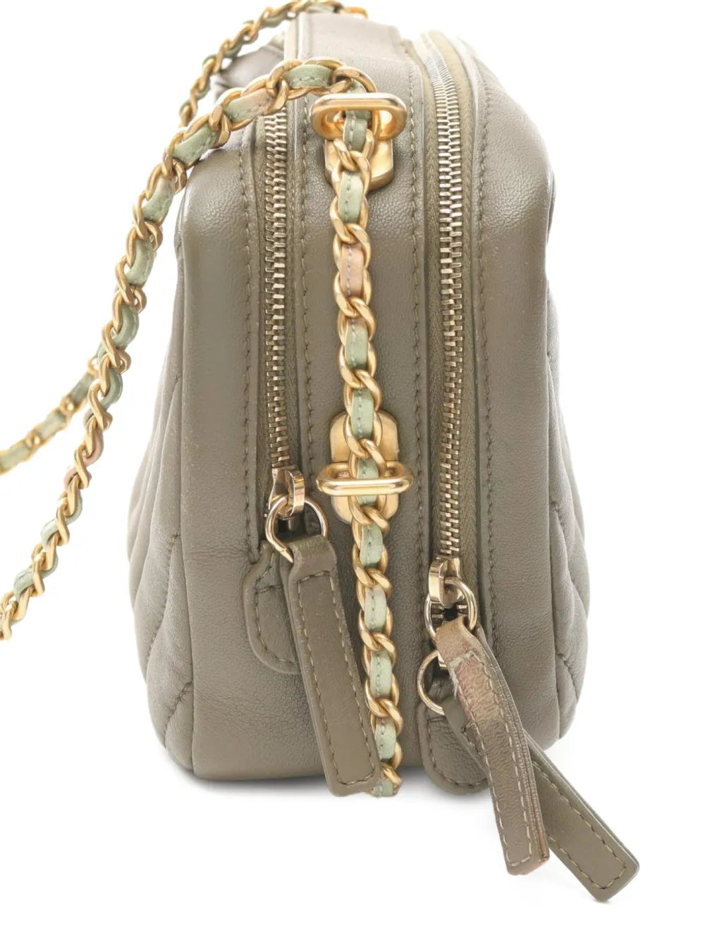 Pre-OwnedCHANEL Pre-Owned2018 Chevron V-stitch shoulder bag