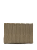 palorosalarge woven clutch bag