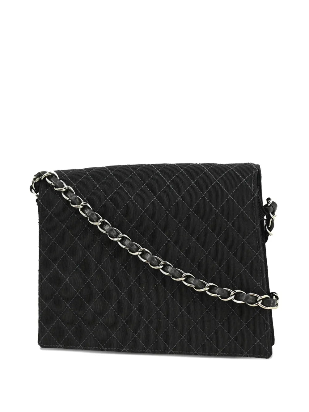 Pre-OwnedCHANEL Pre-Owned2005 Emblem quilted flap shoulder bag