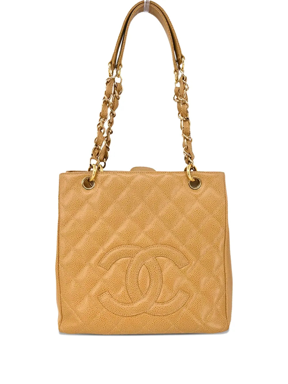 Pre-OwnedCHANEL Pre-Owned2003 Petite Shopping PST leather tote bag