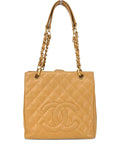 Pre-OwnedCHANEL Pre-Owned2003 Petite Shopping PST leather tote bag