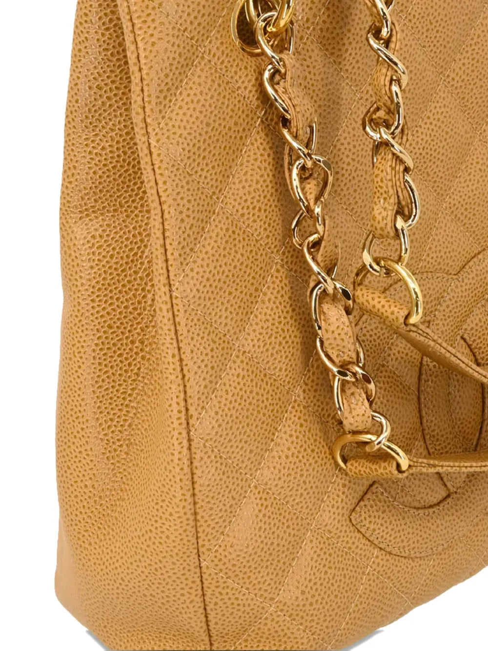 Pre-OwnedCHANEL Pre-Owned2003 Petite Shopping PST leather tote bag