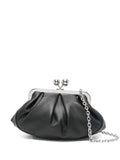 Weekend Max Marapleated metal-top shoulder bag