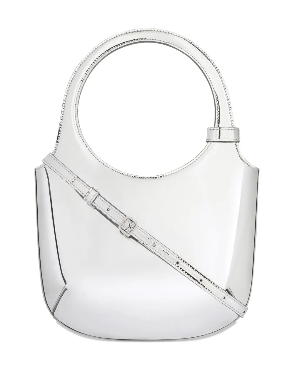 Courr?esmetallic shoulder bag