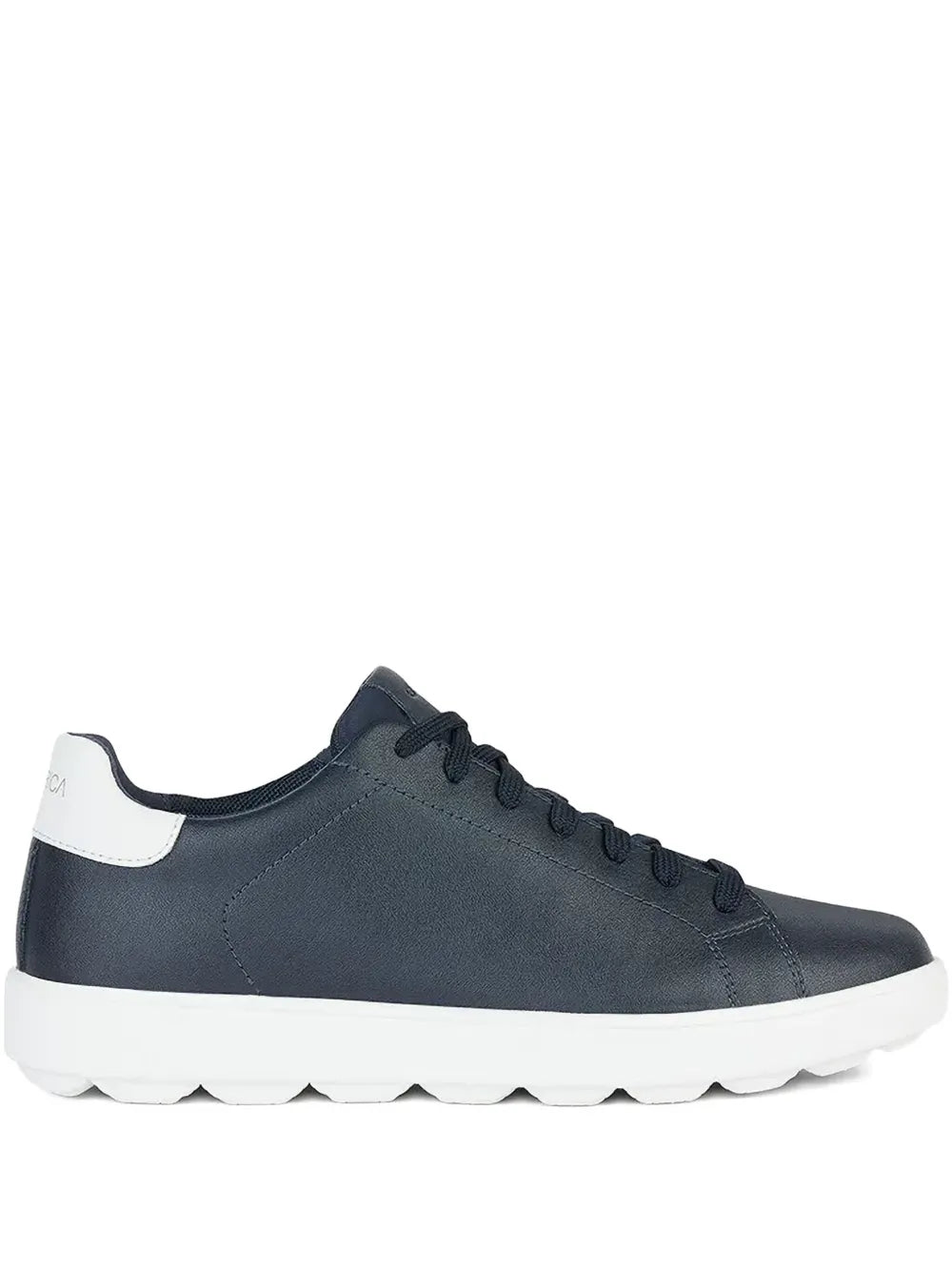 Geox Spherica Ecub-1 Leather Lace-Up Sneakers