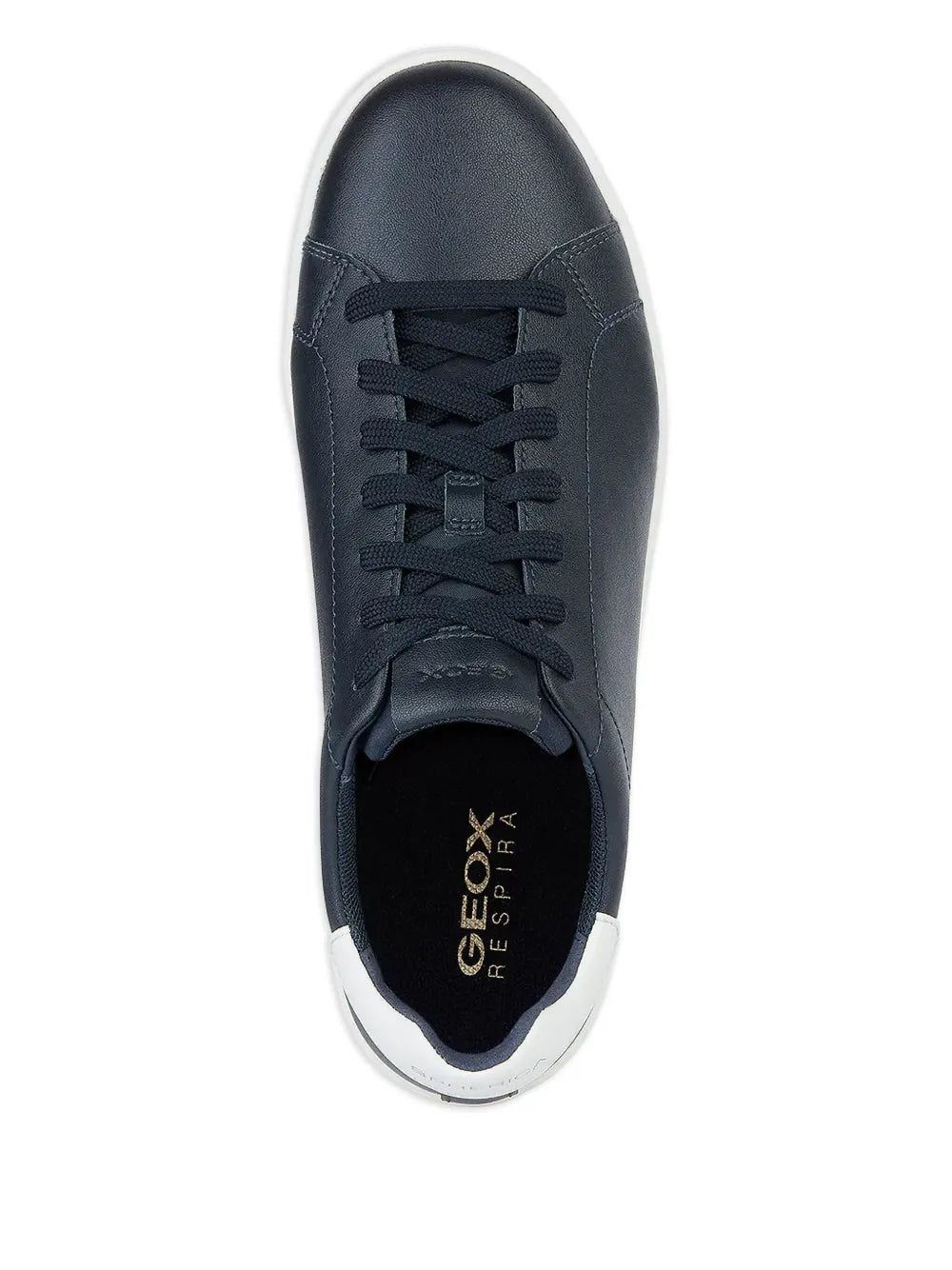 Geox Spherica Ecub-1 Leather Lace-Up Sneakers