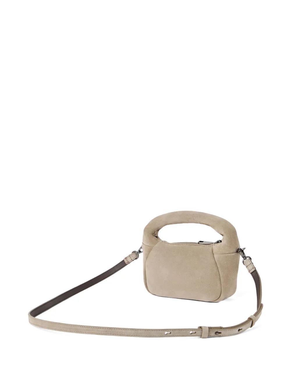 Brunello Cucinellipadded suede mini bag
