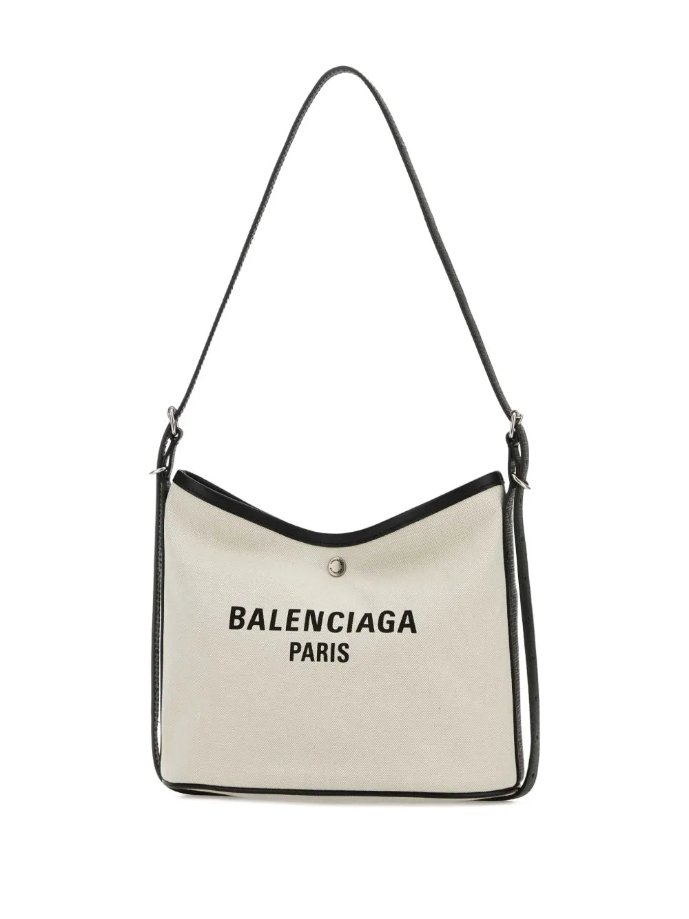 BalenciagaBiarri logo-plaque canvas shoulder bag