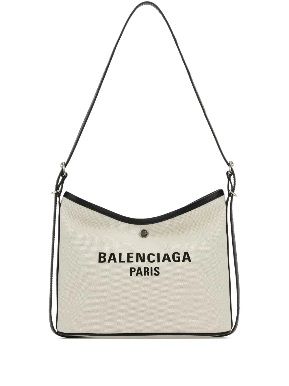 BalenciagaBiarri logo-plaque canvas shoulder bag