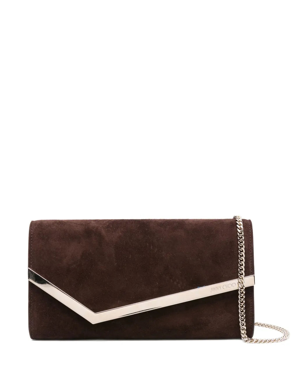 Jimmy Chooenvelope suede clutch bag
