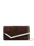 Jimmy Chooenvelope suede clutch bag