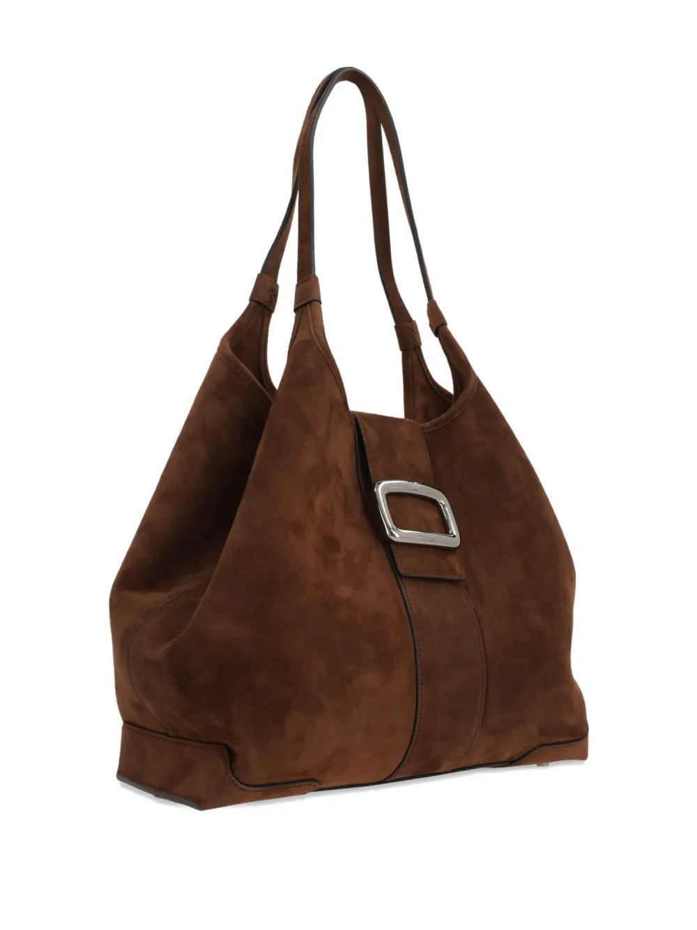 Roger Viviersuede buckle-fastening tote bag