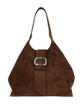 Roger Viviersuede buckle-fastening tote bag