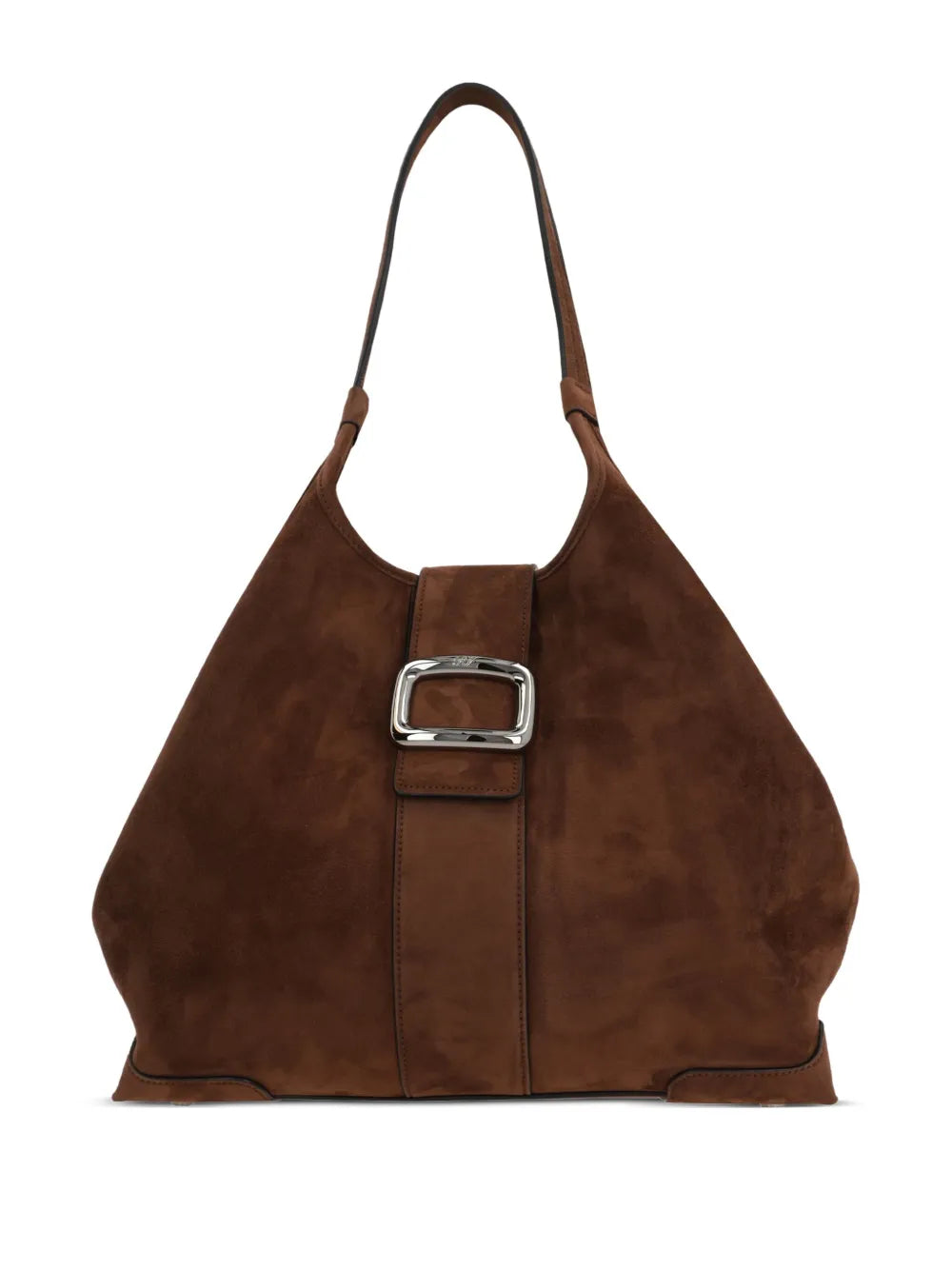 Roger Viviersuede buckle-fastening tote bag