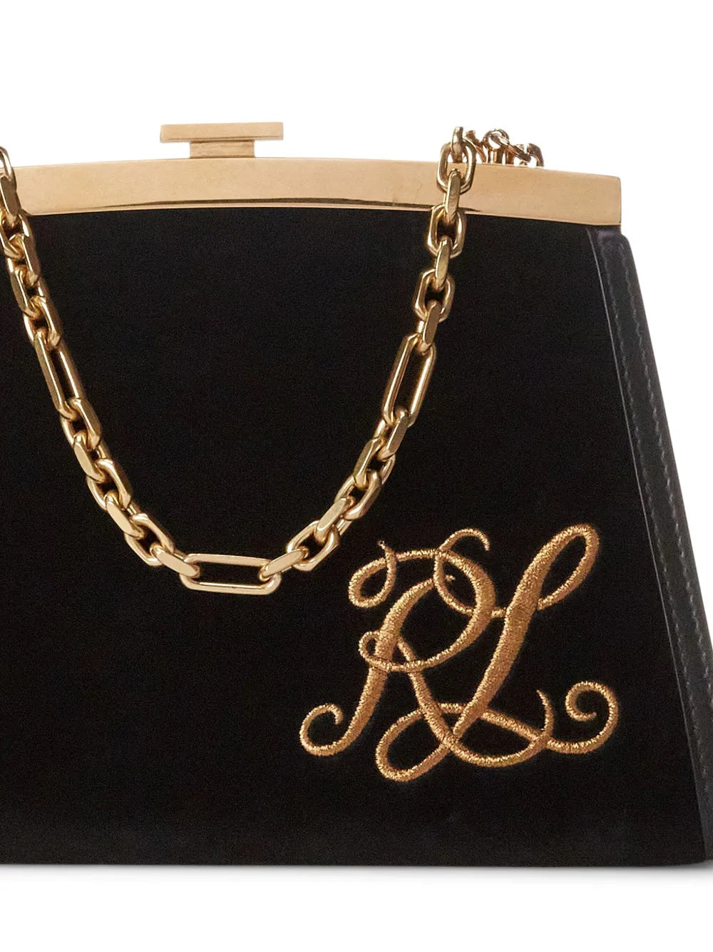 Ralph Lauren Collectionembroidered chain-strap bag