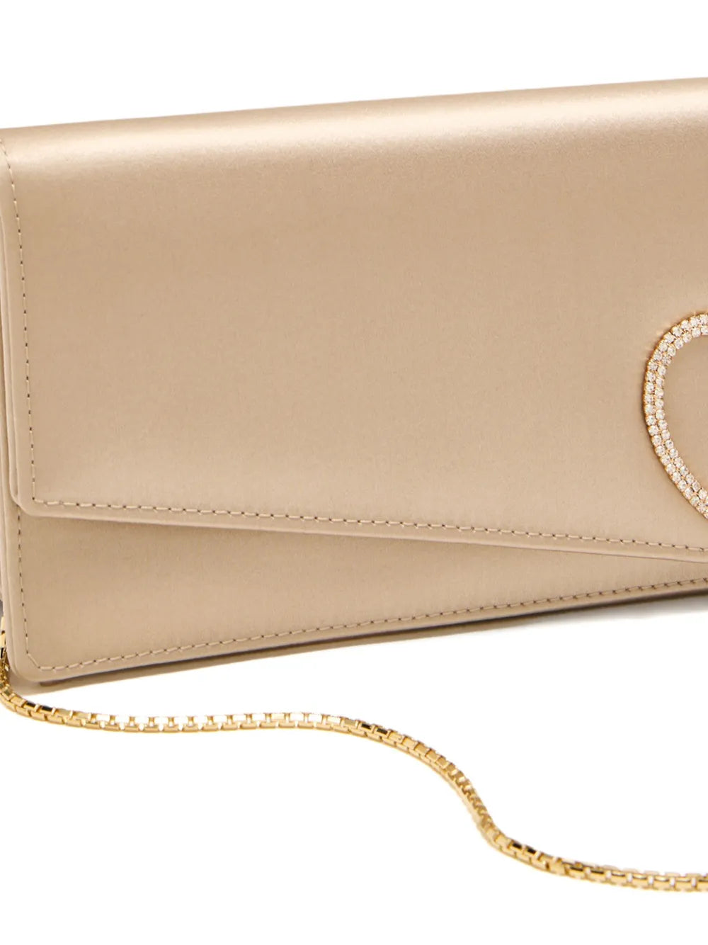 Jennifer Chamandipearl-embellished clutch bag