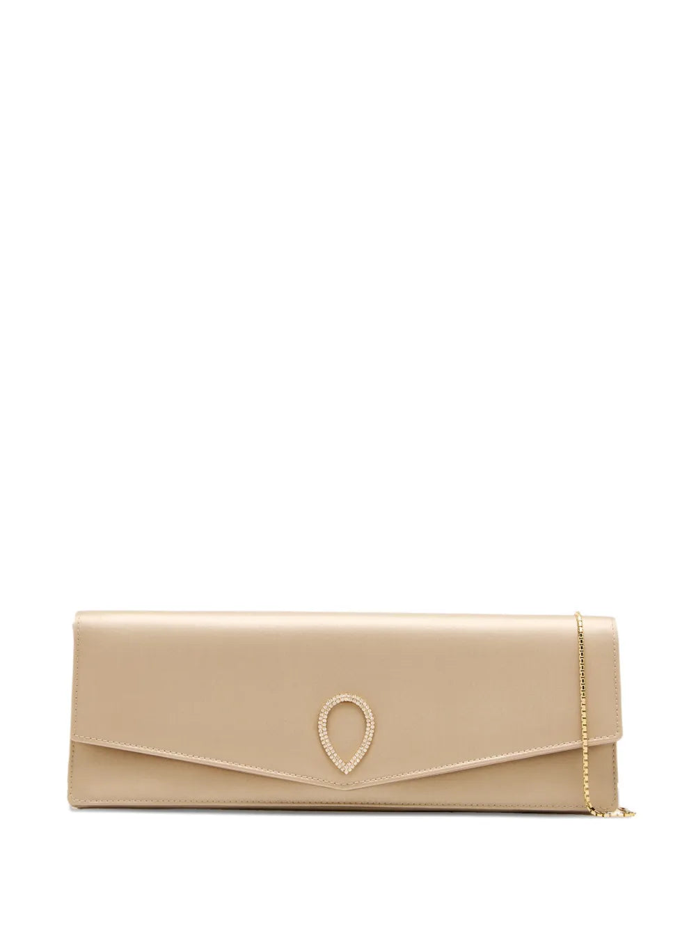 Jennifer Chamandipearl-embellished clutch bag