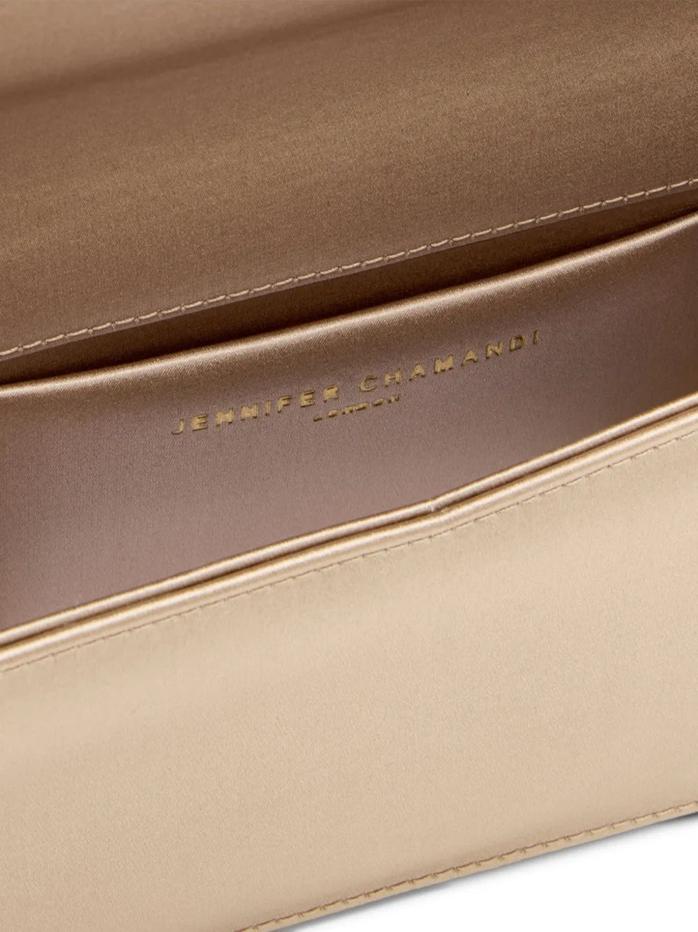 Jennifer Chamandipearl-embellished clutch bag