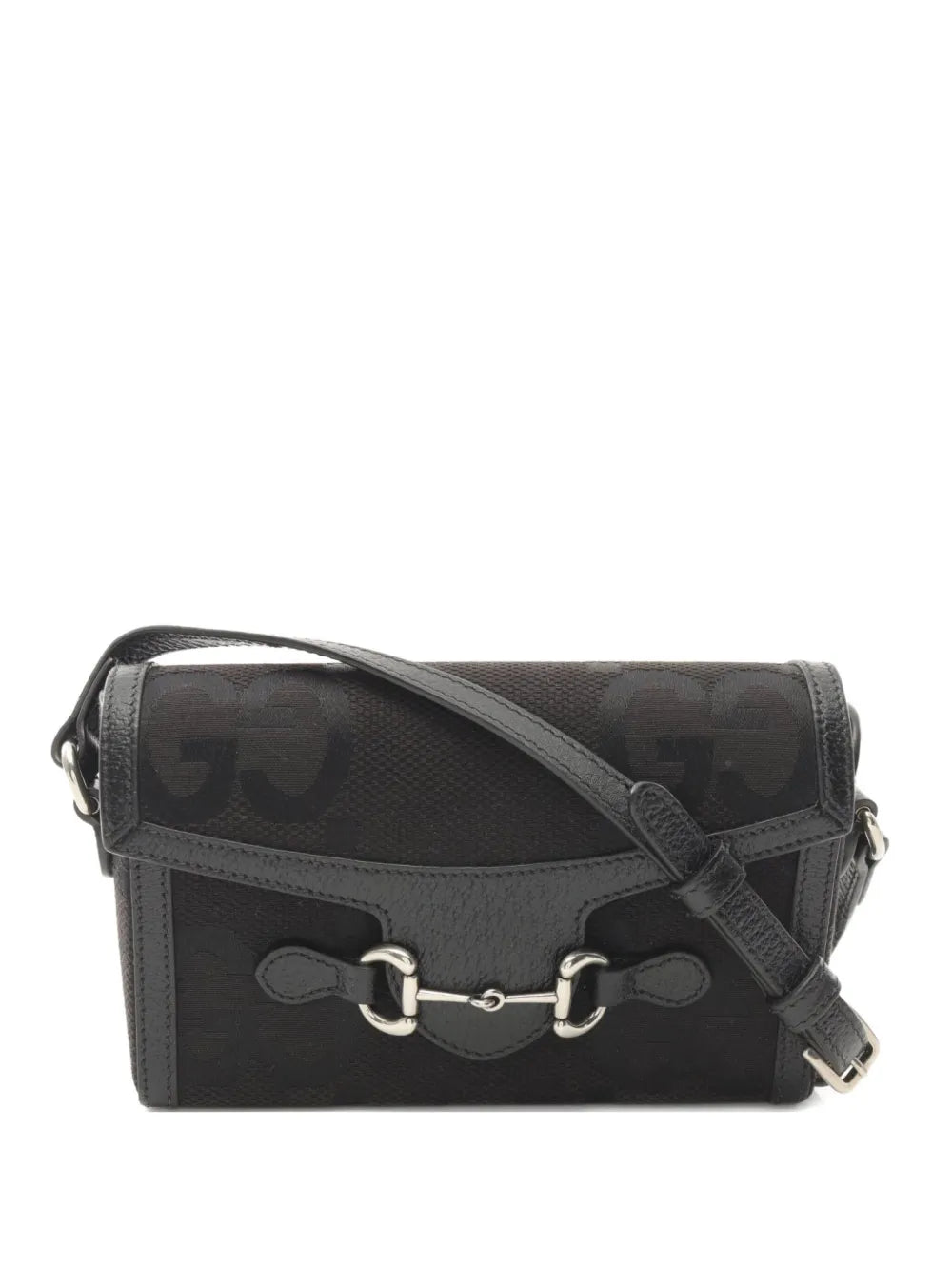 Pre-OwnedGucci Pre-Owned2010s Horsebit 1955 Jumbo GG shoulder bag
