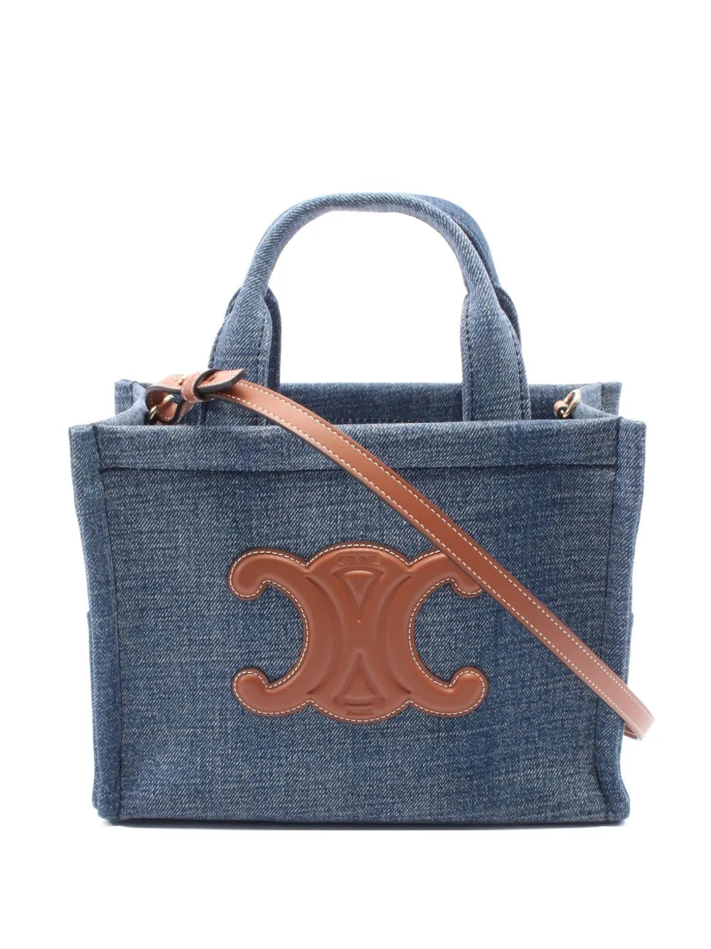 Pre-OwnedCeline Pre-Owned2020s small denim tote bag