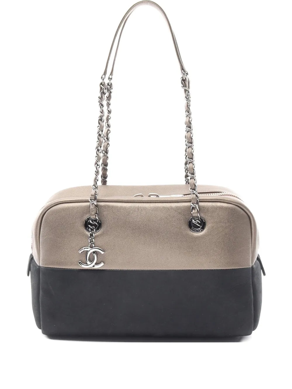 Pre-OwnedCHANEL Pre-Owned2016-2017 Coco Mark Charm chain shoulder bag