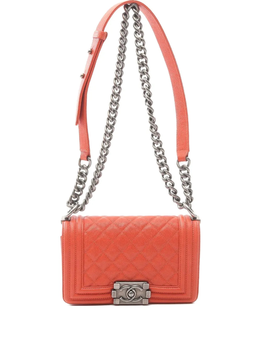 Pre-OwnedCHANEL Pre-Owned2018-2019 small Boy Chain shoulder bag