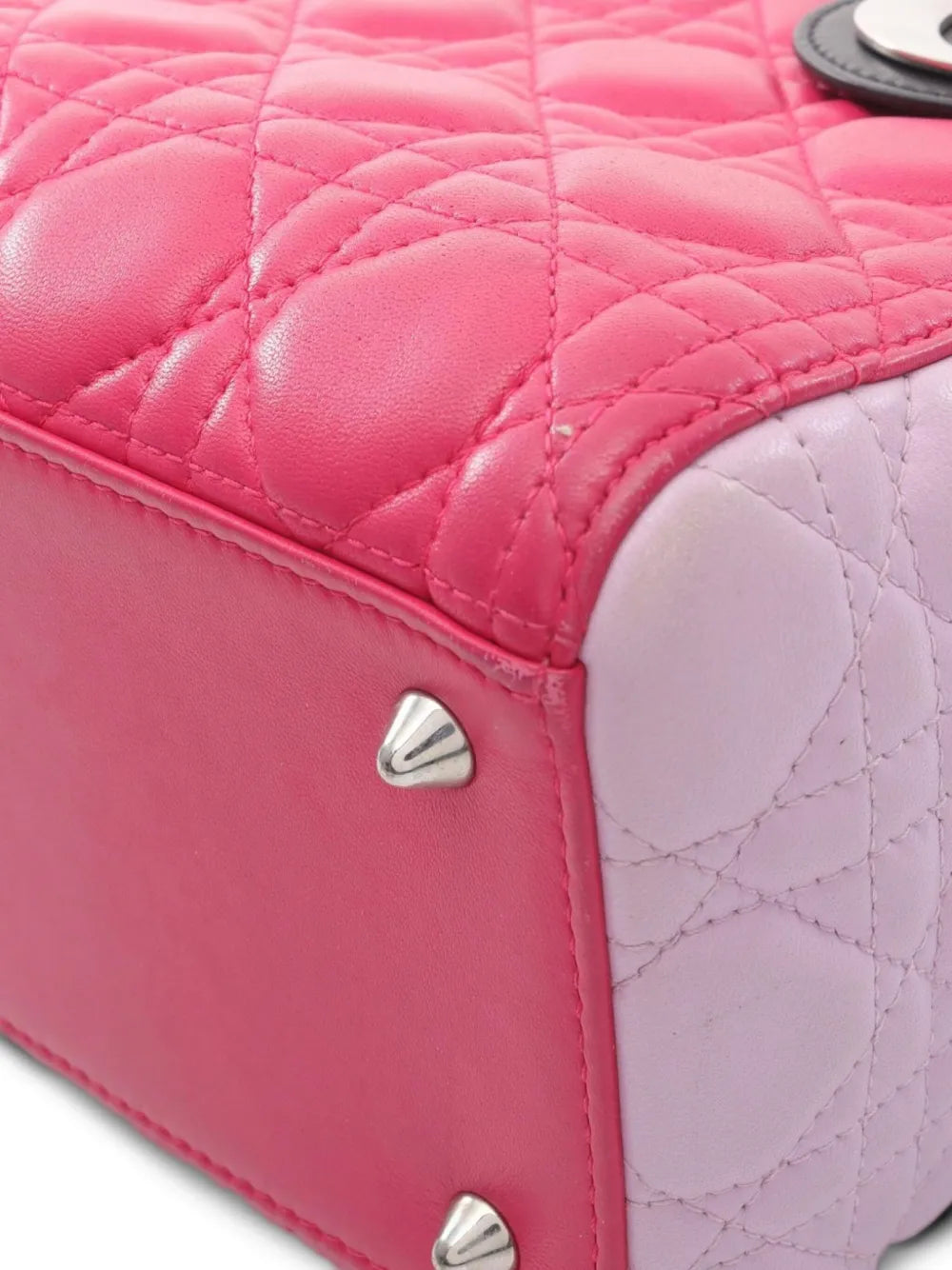 Pre-OwnedChristian Dior Pre-Owned2000s Cannage Lady Dior two-way handbag