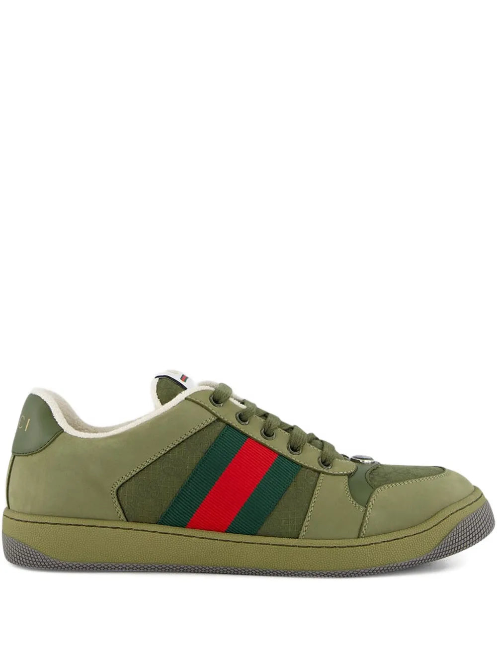 Gucci Screener Web-Stripe Sneakers