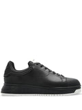 Emporio Armani Leather Lace-Up Sneakers