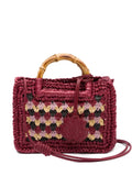 Islabamboo-handle crochet bag
