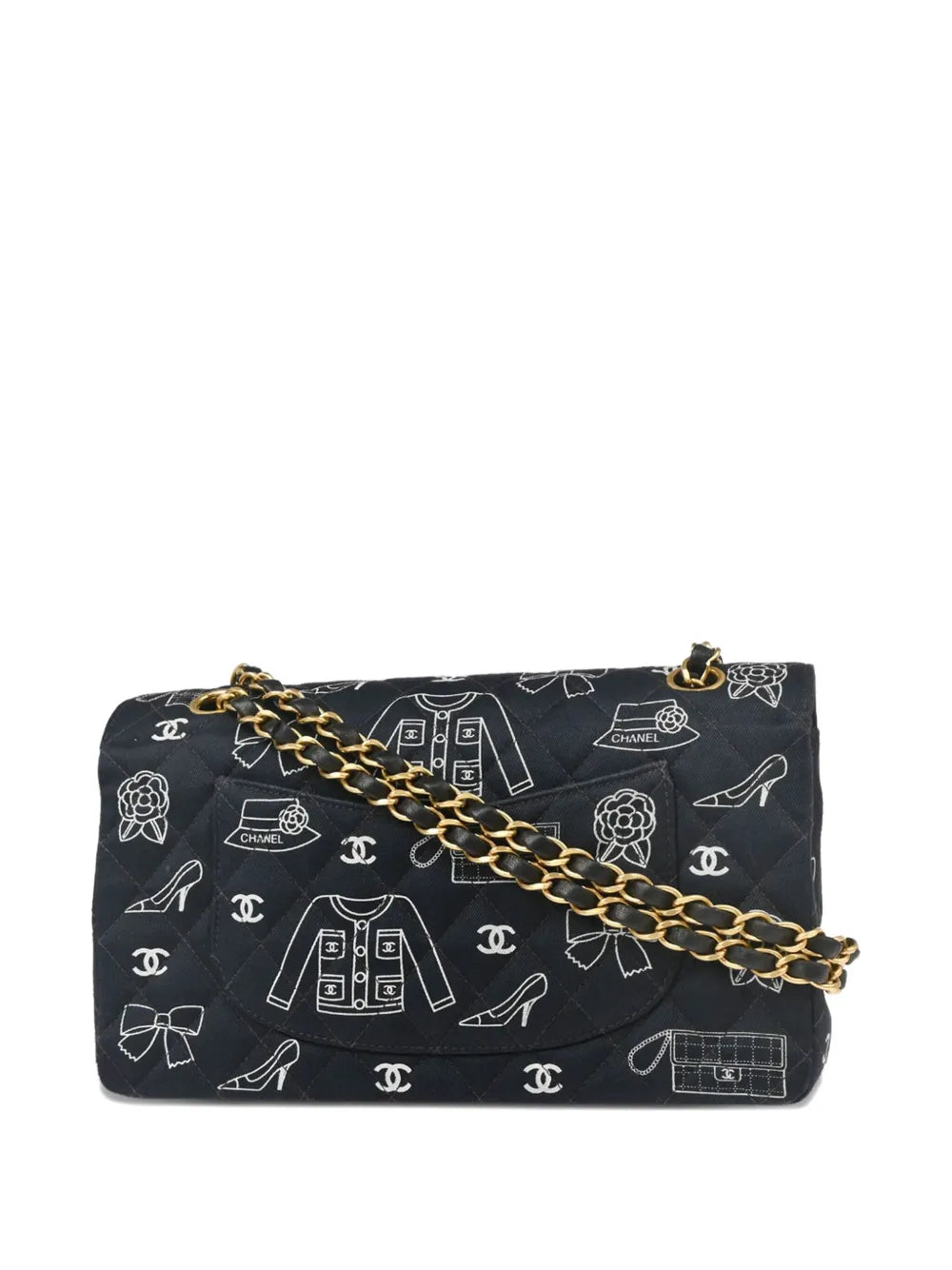 Pre-OwnedCHANEL Pre-Owned2002 medium Icon Double Flap shoulder bag