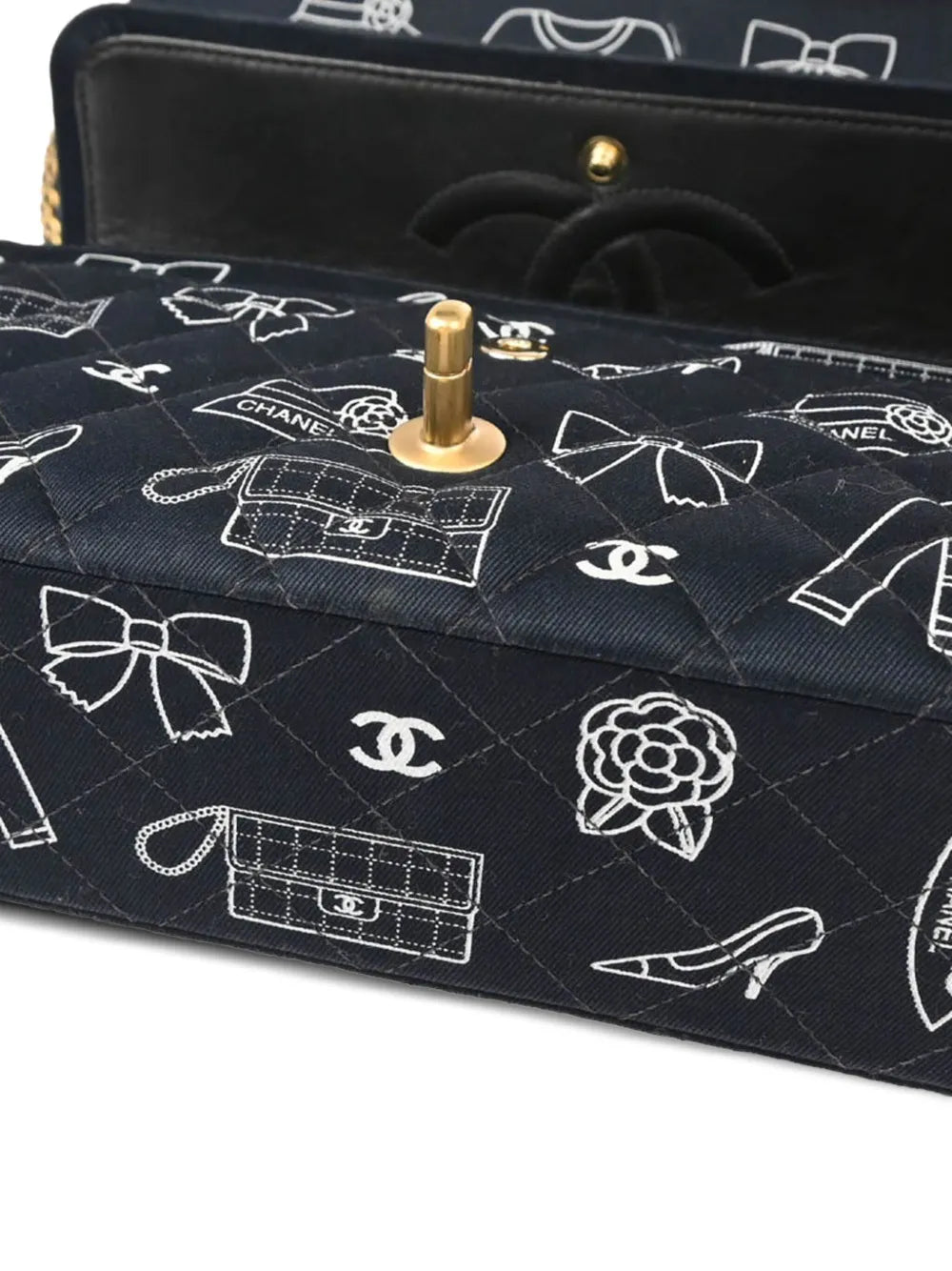 Pre-OwnedCHANEL Pre-Owned2002 medium Icon Double Flap shoulder bag