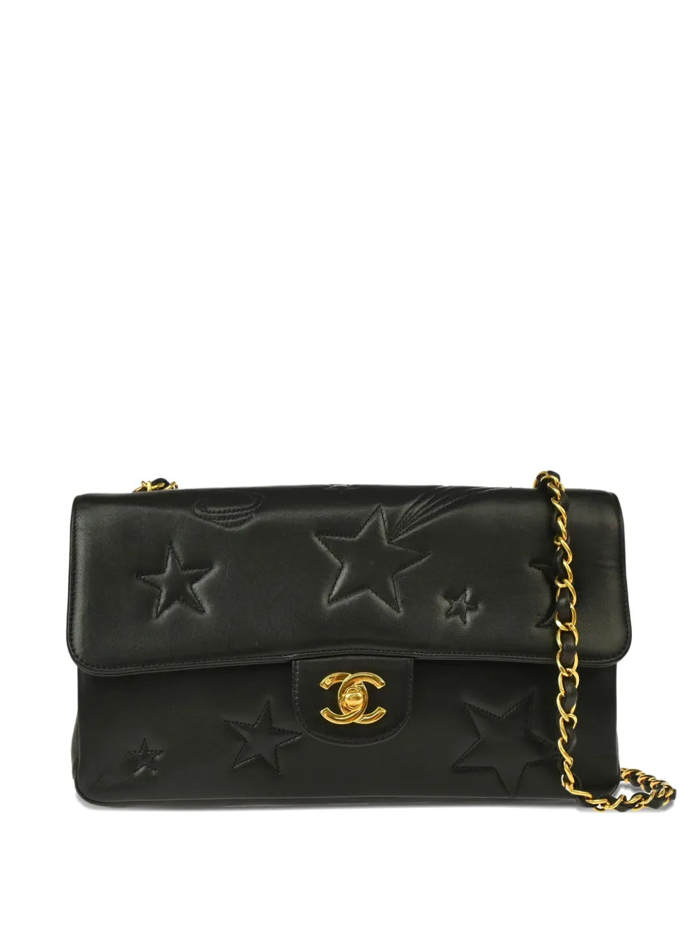 Pre-OwnedCHANEL Pre-Owned1995 medium Star Stitch Classic Single Flap shoulder bag