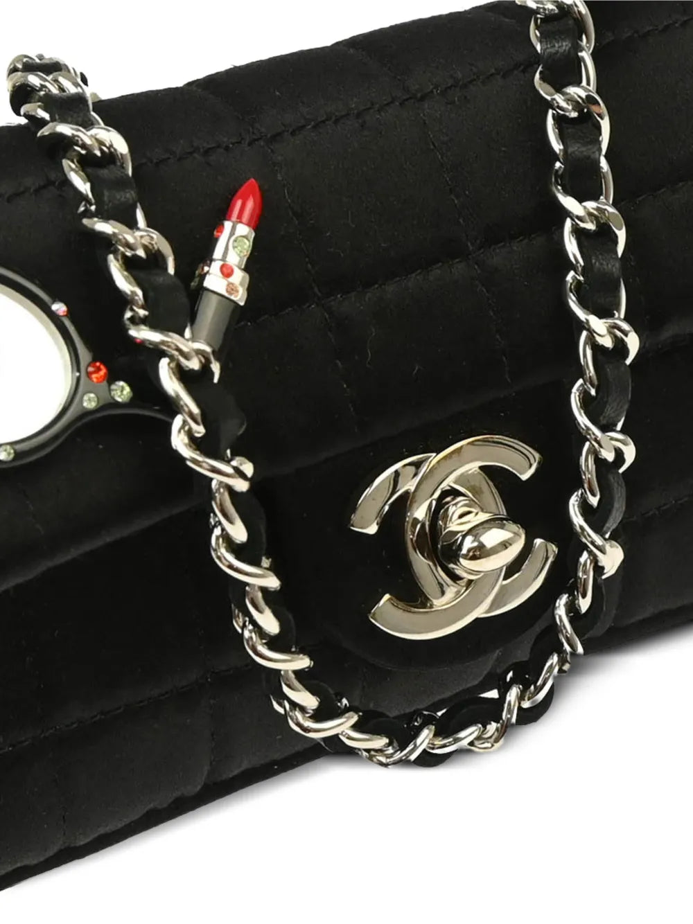 Pre-OwnedCHANEL Pre-Owned2005 Choco Bar Lipstick shoulder bag