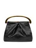 DRIES VAN NOTENpleated leather tote bag
