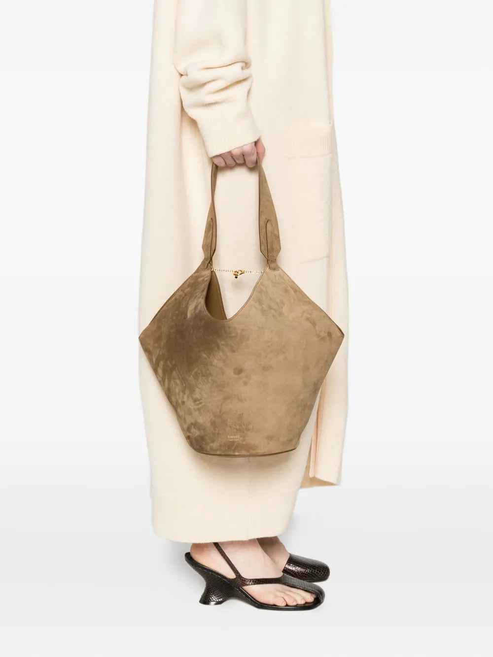 KHAITEsuede shoulder bag