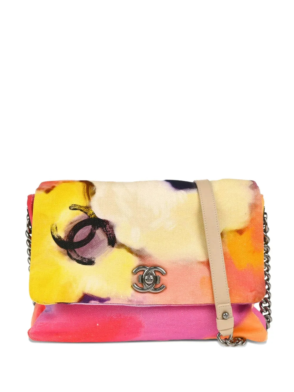Pre-OwnedCHANEL Pre-Owned2015 abstract floral-print shoulder bag