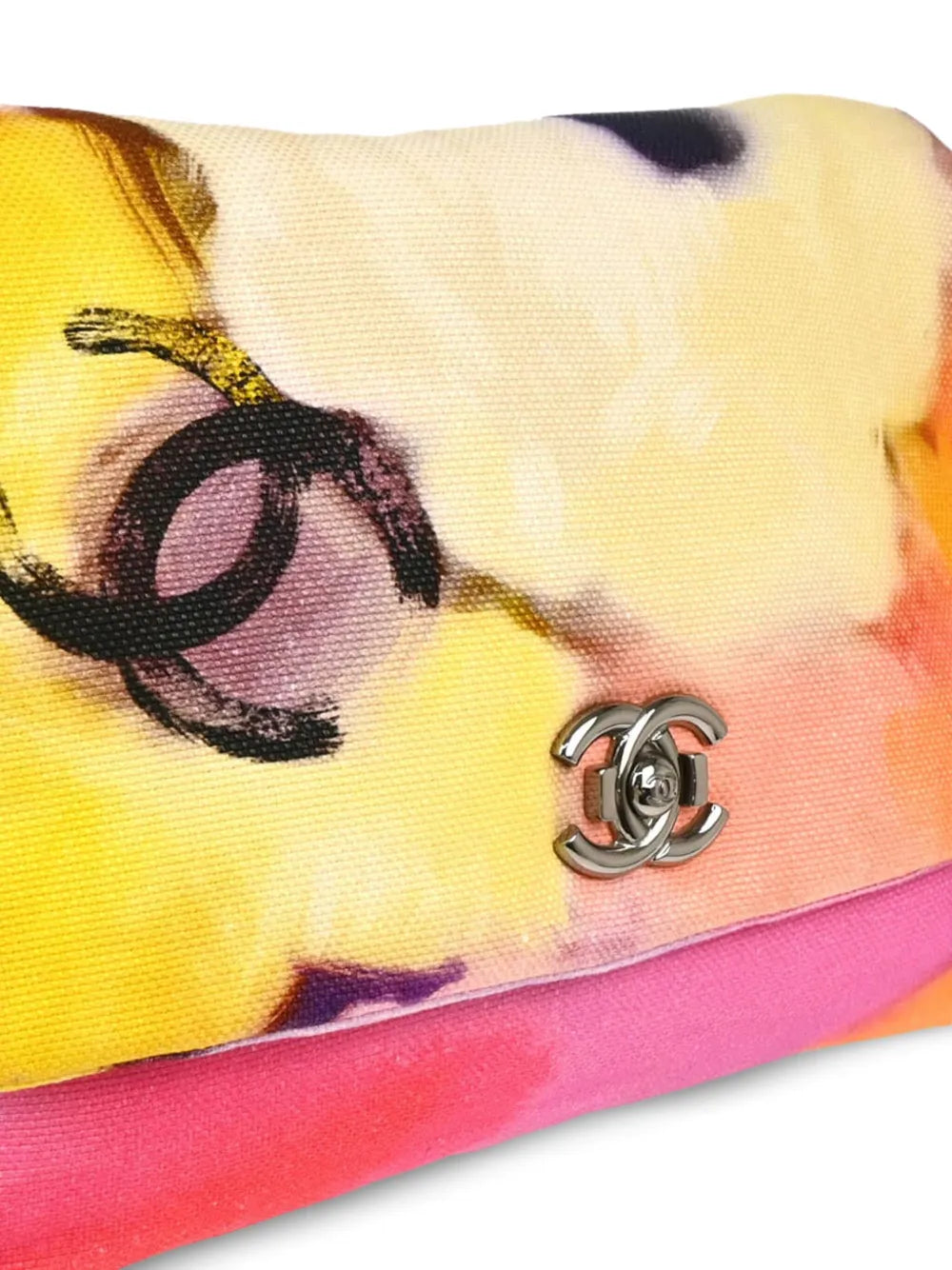 Pre-OwnedCHANEL Pre-Owned2015 abstract floral-print shoulder bag