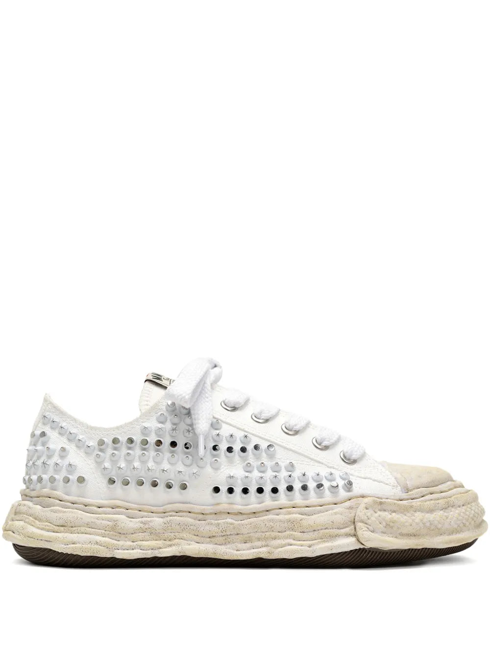 Maison Mihara Yasuhiro Studded Canvas Low-Top Sneakers