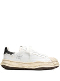 Maison Mihara Yasuhiro Torn-Film Attached Canvas Sneakers
