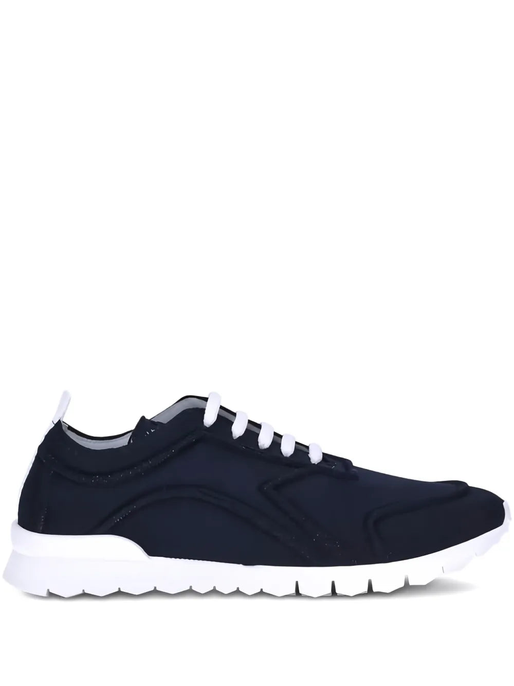 Kiton Lace-Up Panelled Sneakers