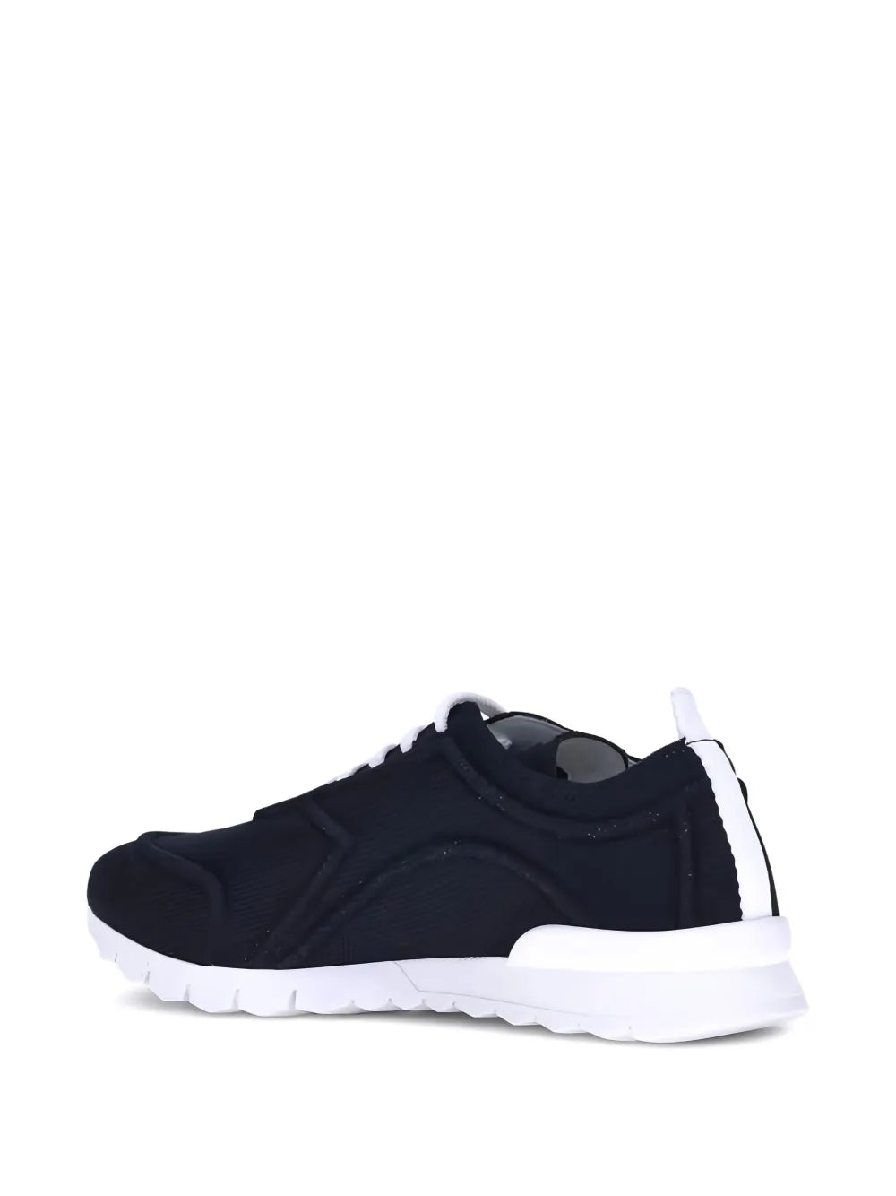 Kiton Lace-Up Panelled Sneakers