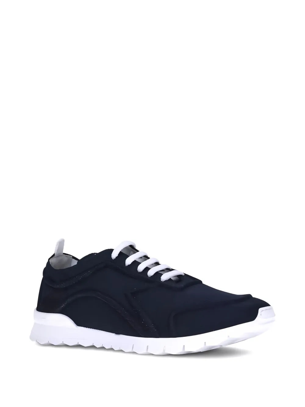 Kiton Lace-Up Panelled Sneakers